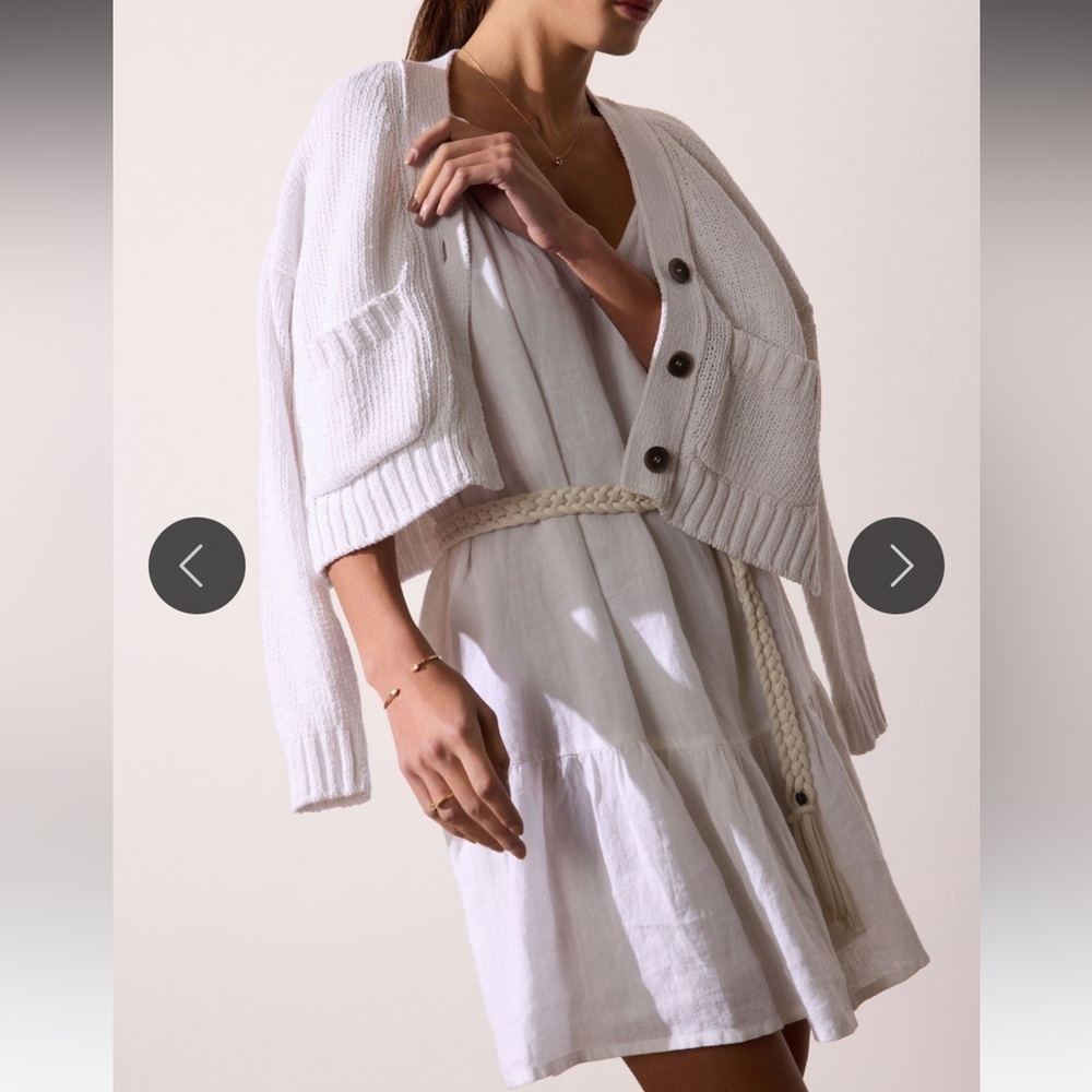 Brochu Walker Bree Dress 100% Linen Reversible - Picture 2 of 13